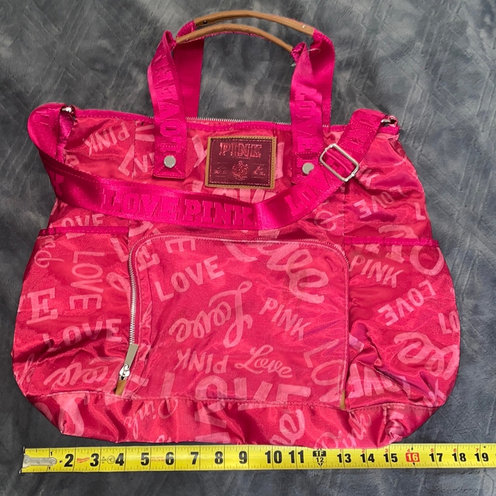 Victoria’s Secret Pink Zip Up Tote Bag